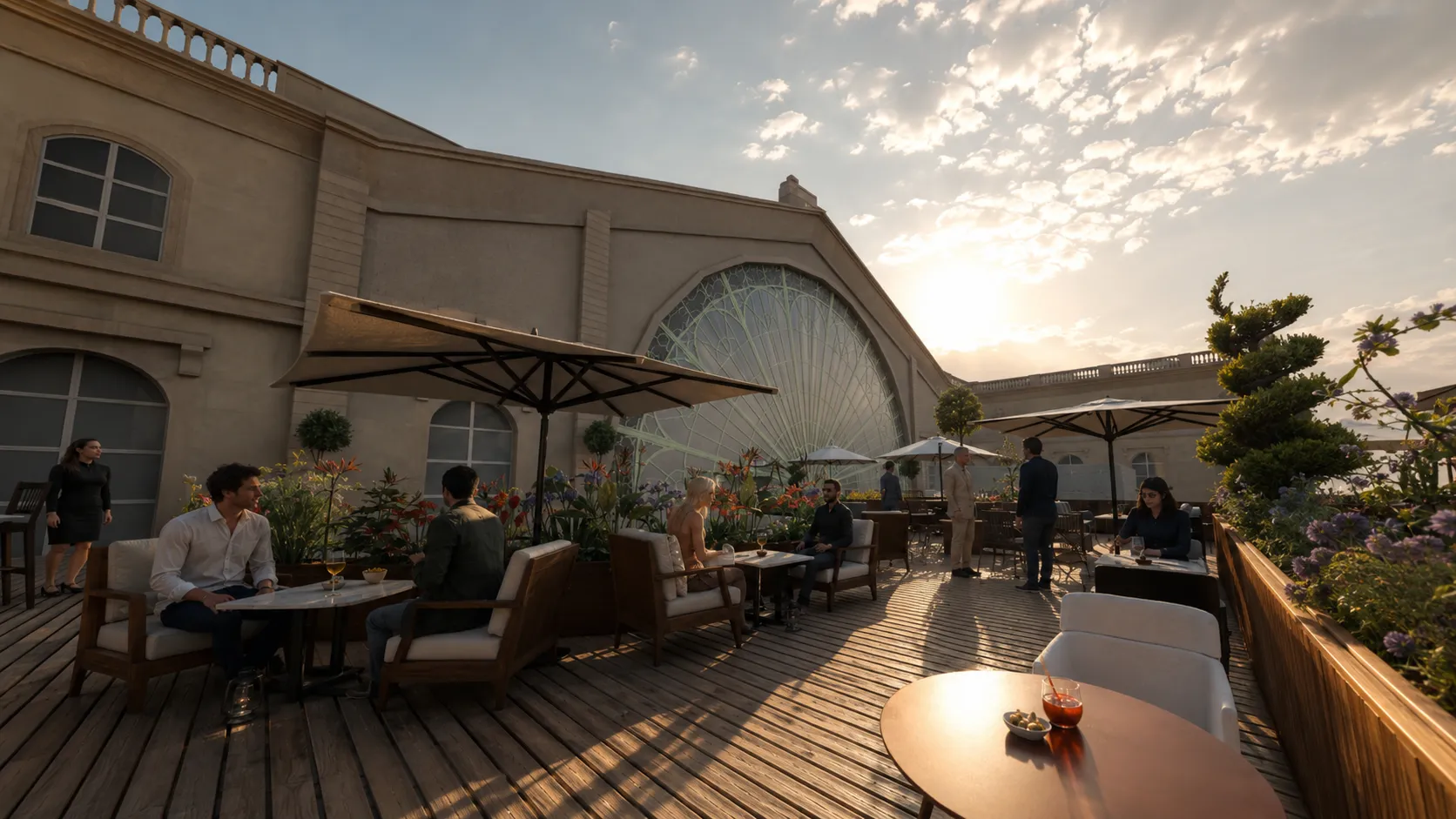 Bar roof top